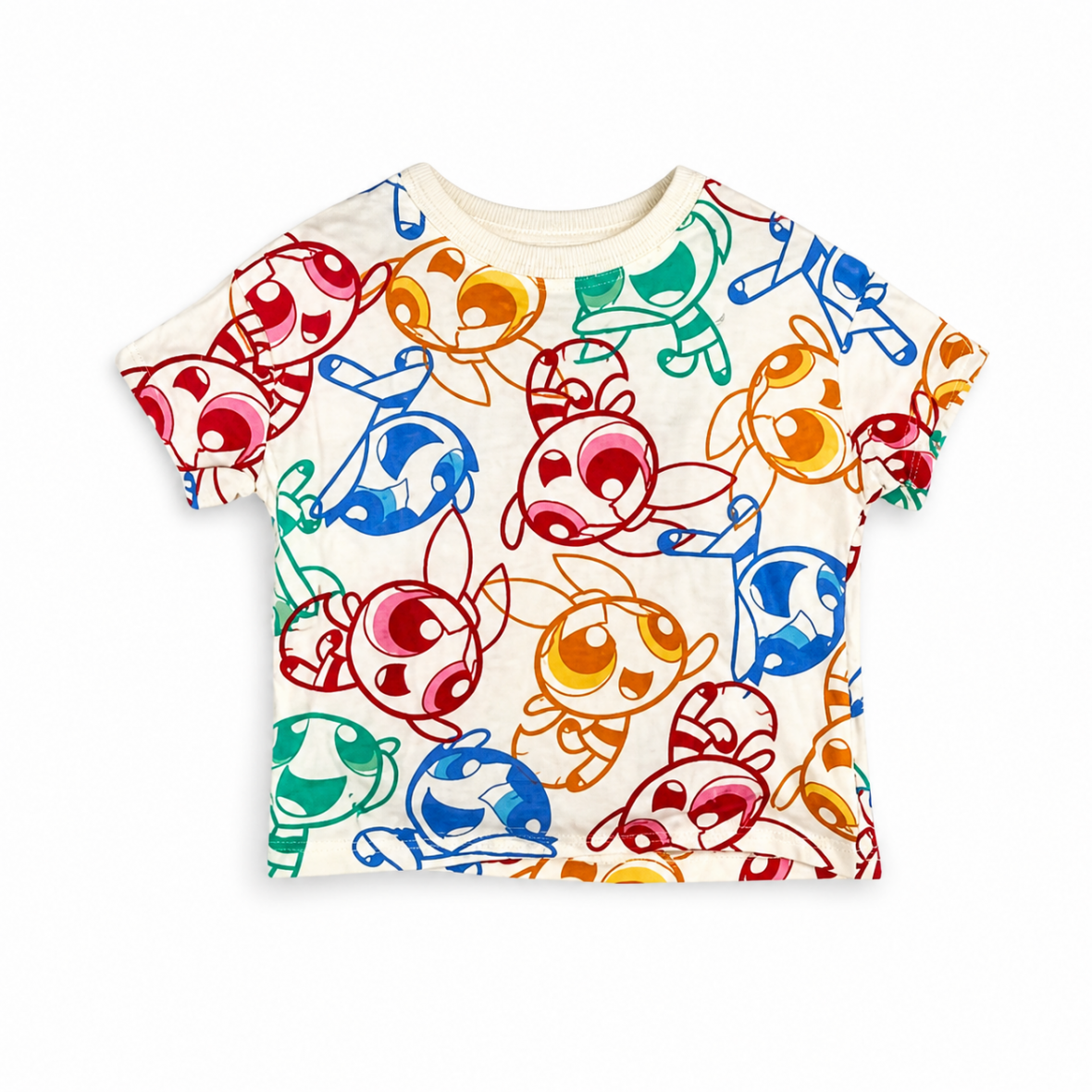 T-shirt pour fille power puff 100 % coton