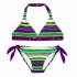 Maillot fille mauve a sequins