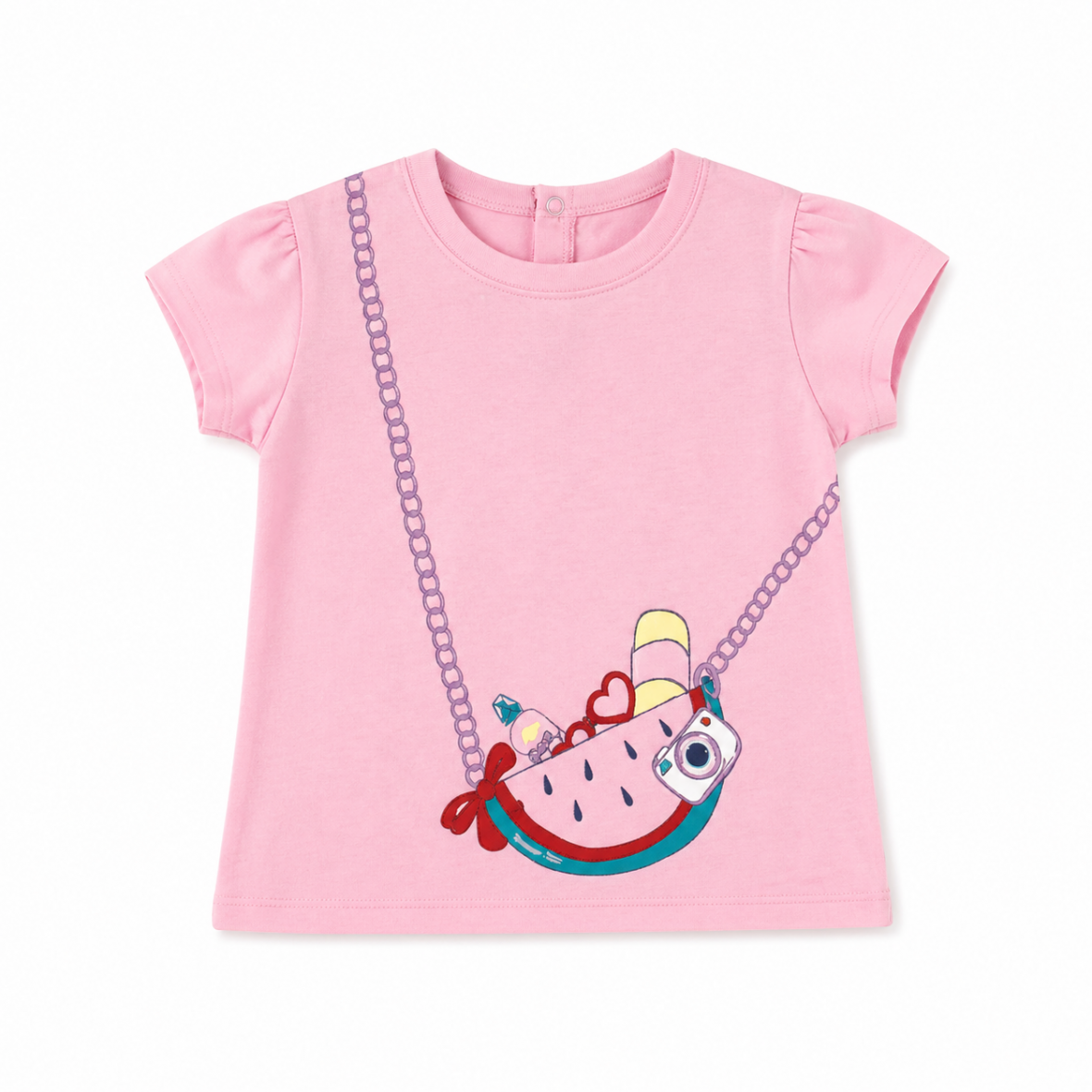 T-shirt bébé fille by idexe sac