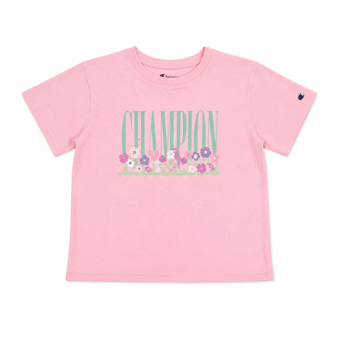 Crop top champion over size original fille