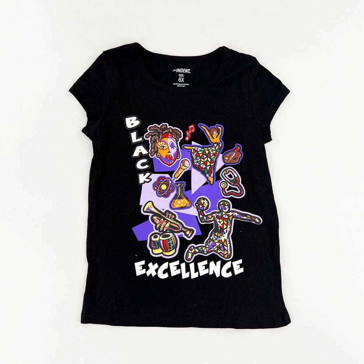 T-shirt pour fille motif Africa