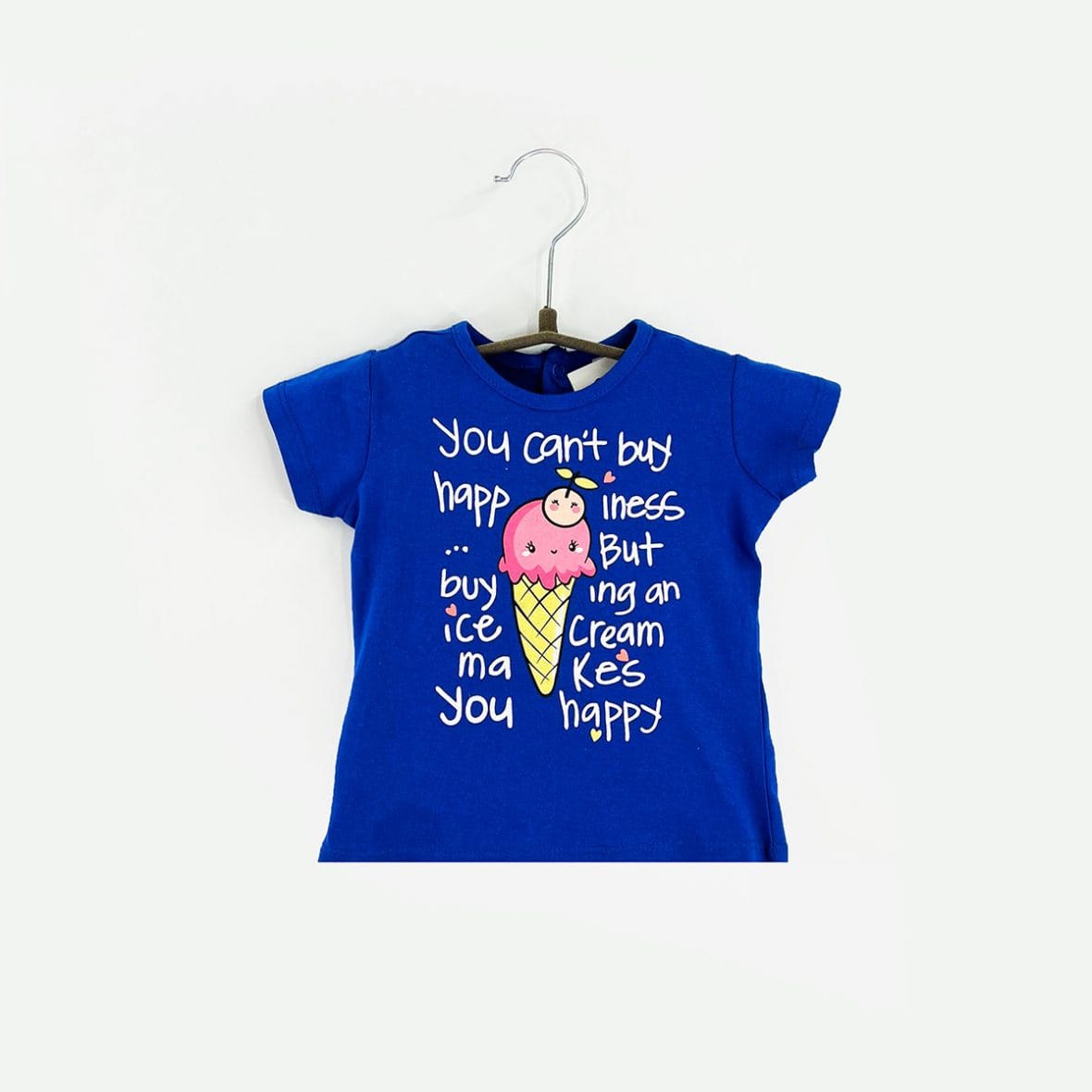 T-shirt bébé fille bleu by idexe