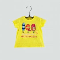 T-shirt bb fille idexe jaune