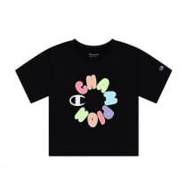 T-shirt champion fille noir 2