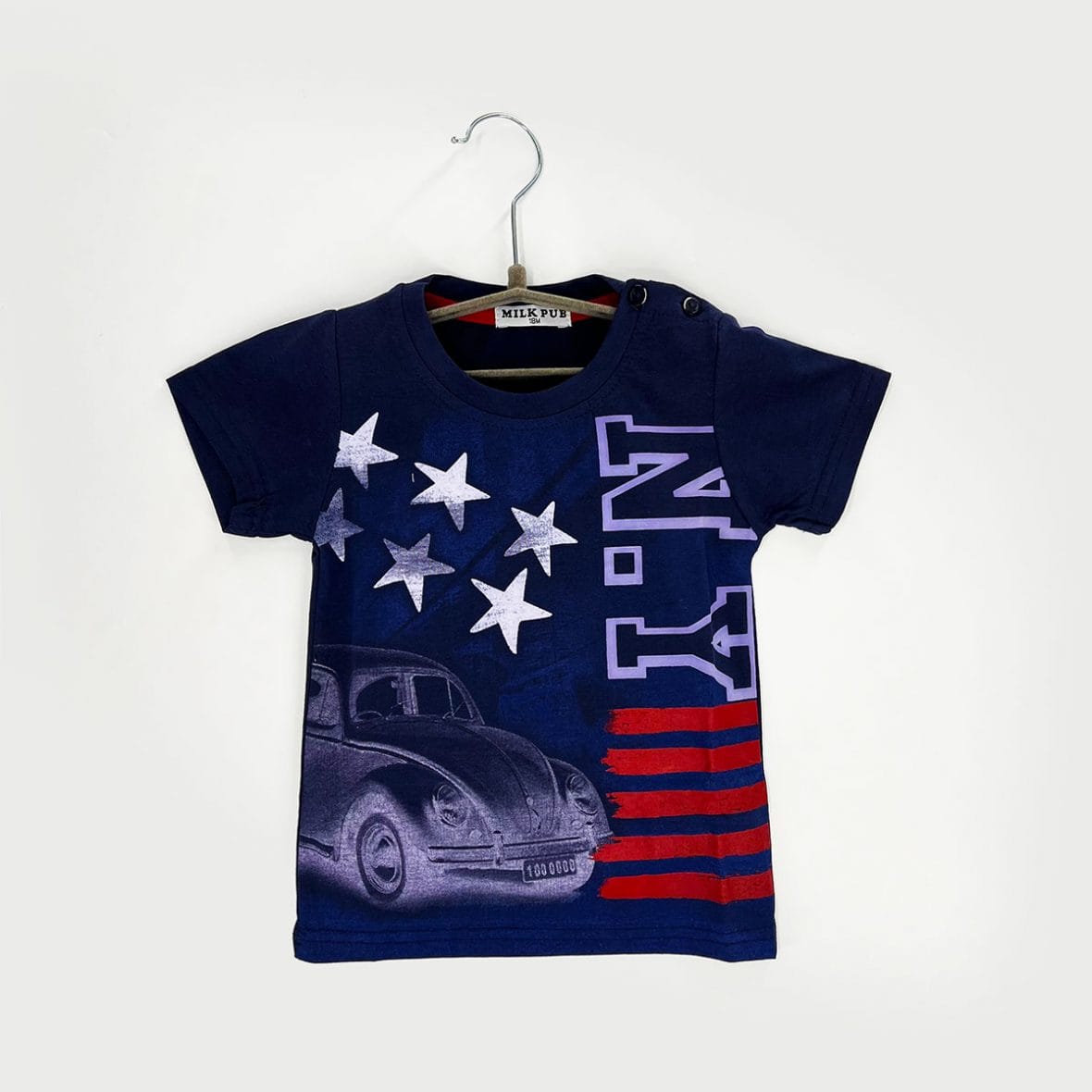 T-shirt mika pub bleu