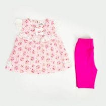 ens bb fille 2f rose fleur