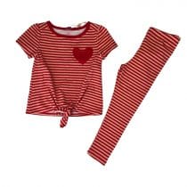 rouge rayures