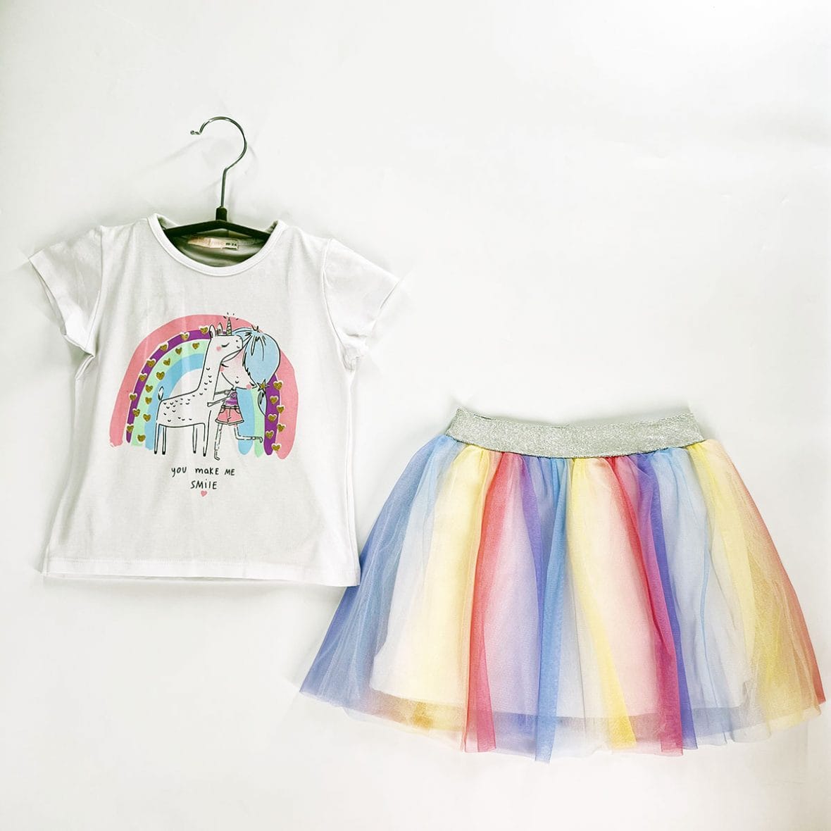 Ensemble fille jupe en tulle