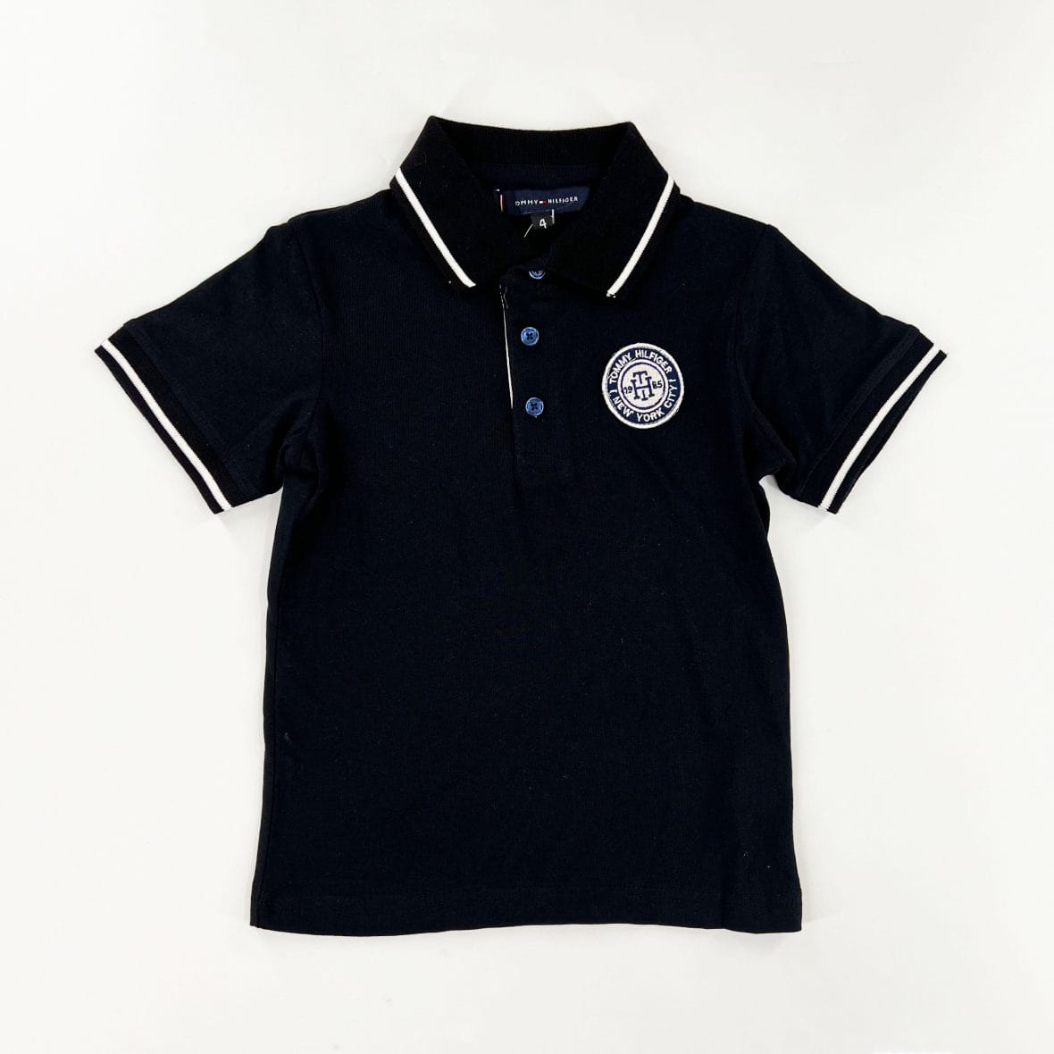 polo tommy hiliger noir