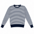 Pull motif marin en fine laine by Idexe
