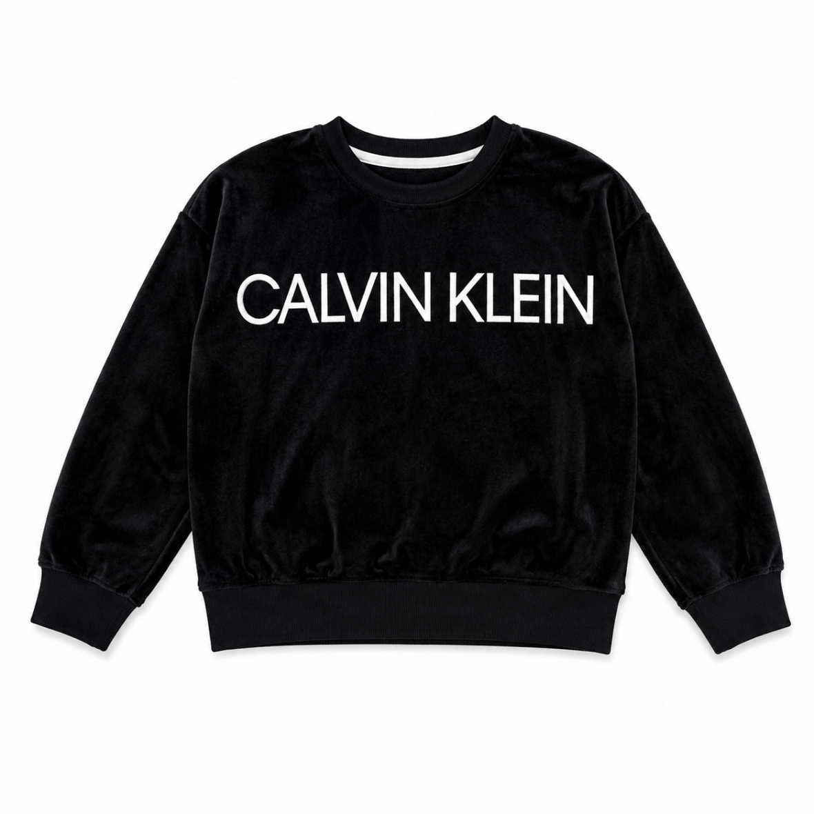 Sweat en velour pour fille CK noir
