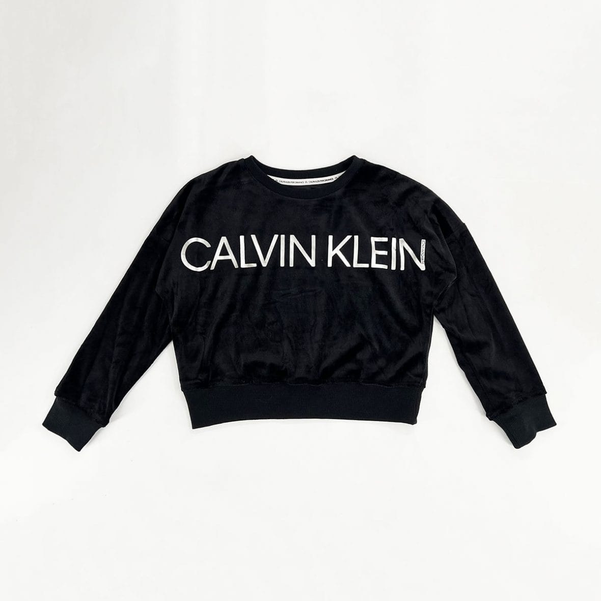 Sweat en velour pour fille CK noir