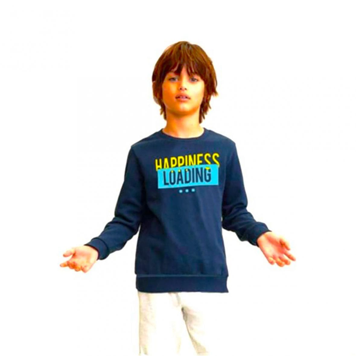 Le sweat garçon « Hapiness » by ORCHESTRA