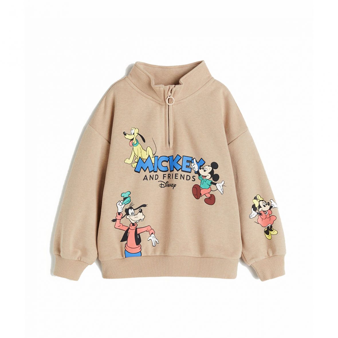 Sweat-shirt demi-zippé H&M Mickey And Friends Disney 100