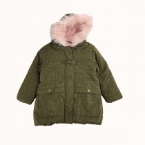 parka grain de blé fille verte 3