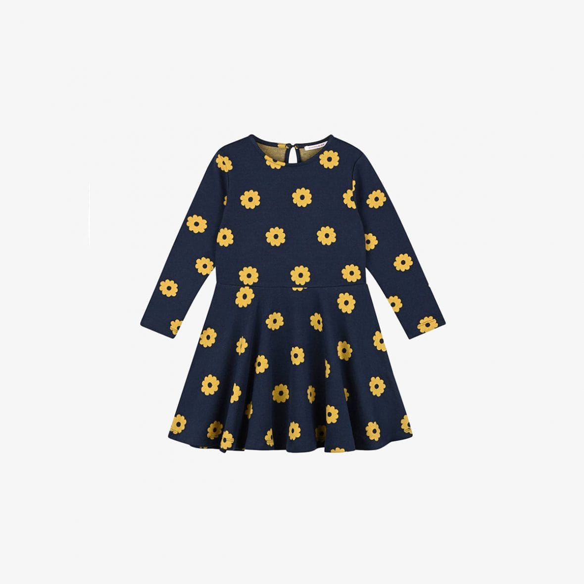 Robe en laine à fleur jaune by Monoprix