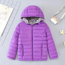 veste double face mauve