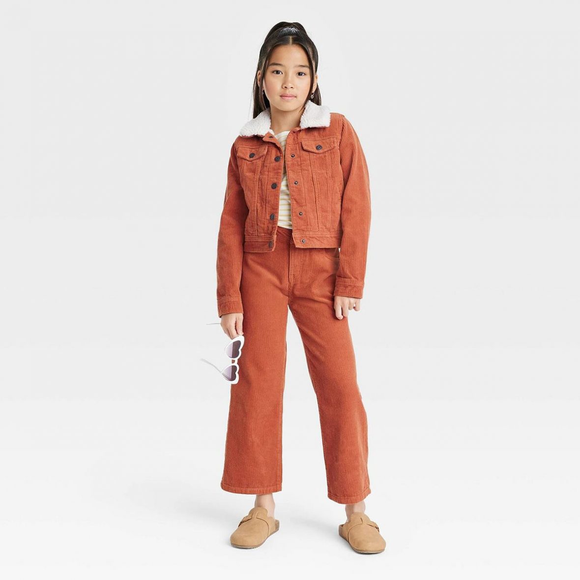 veste velour catjack orange 1