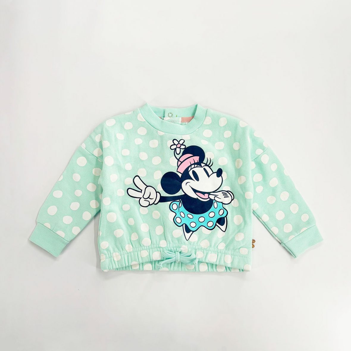 Sweat bébé  mickey avec nœud