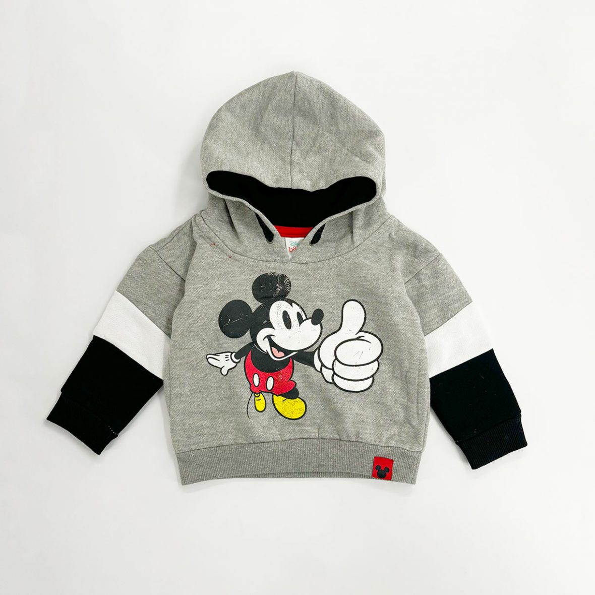 Sweat gris mickey bébé  garçon