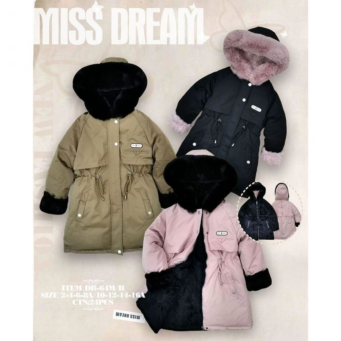 Veste double face en fourrure 2