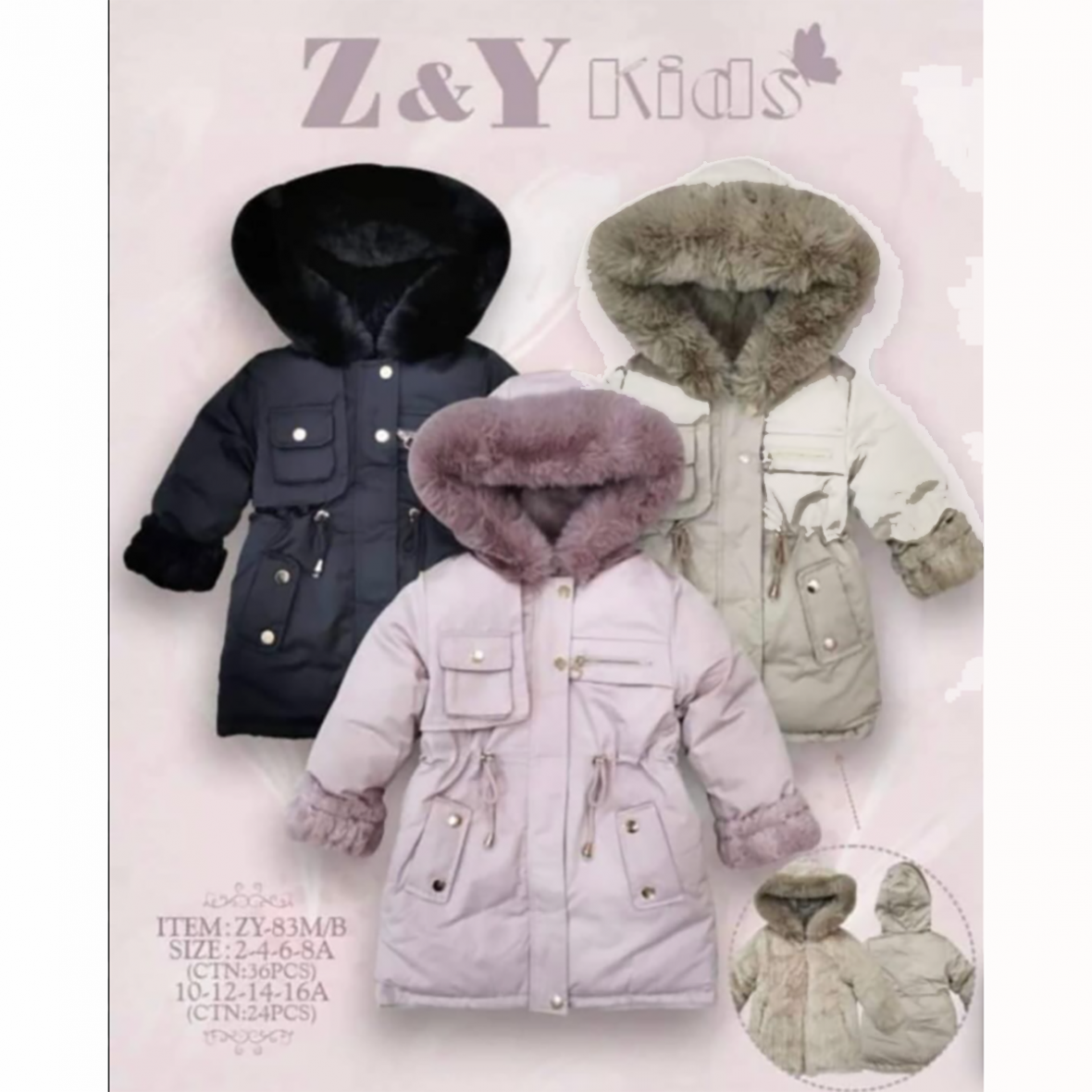 Veste Double face en fourrure