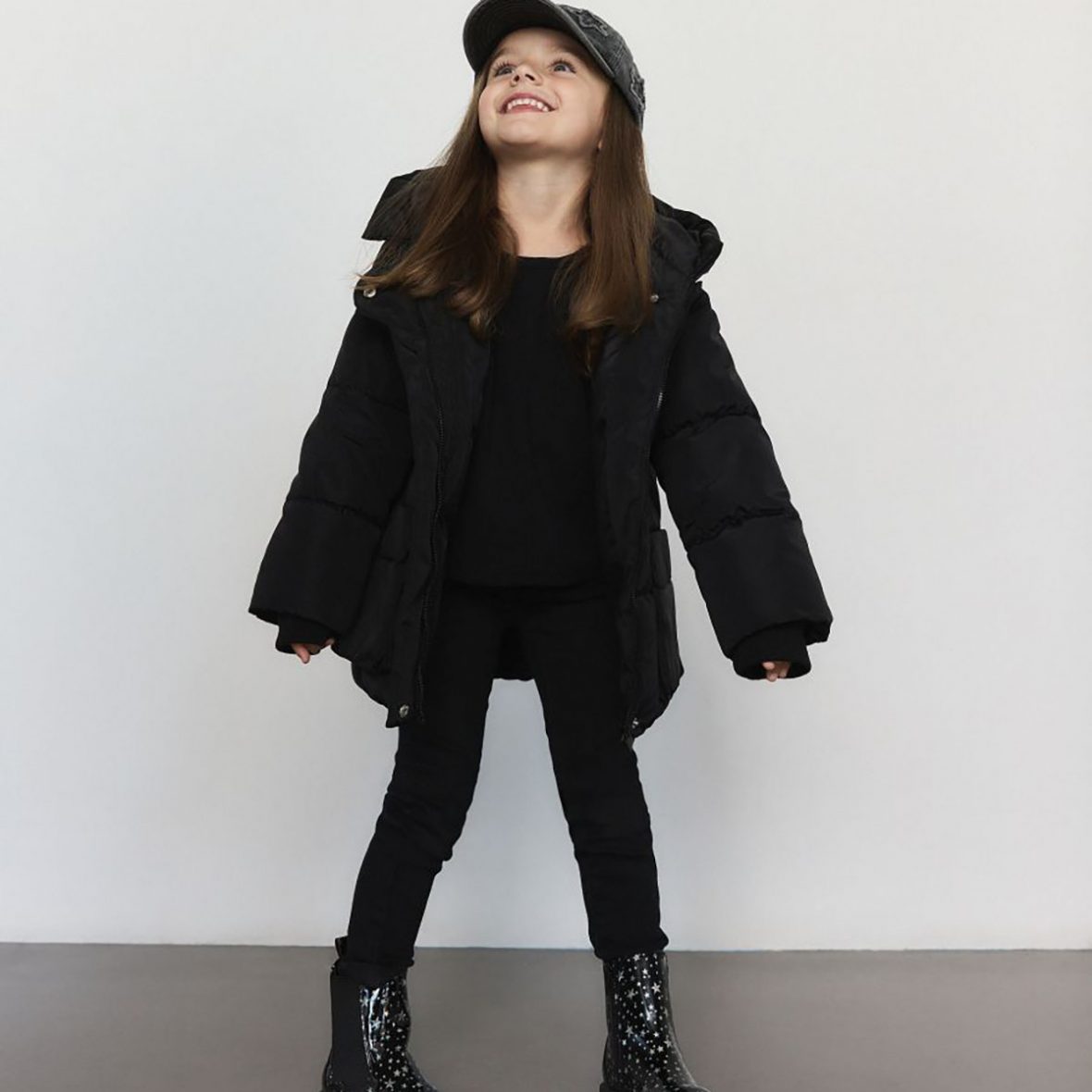 Veste doudoune noir pour fille by Next