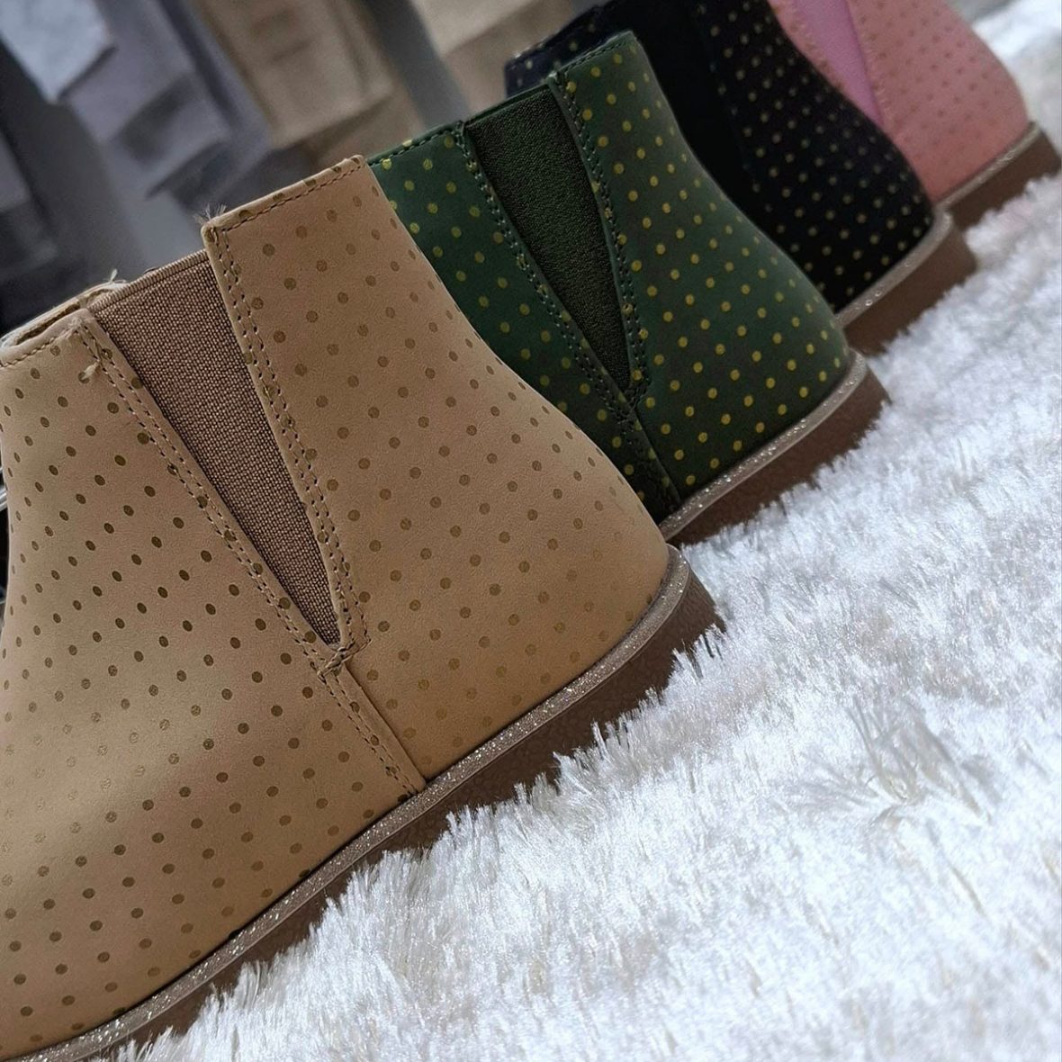 Bottine à petits pois doré pour filles by ROSS