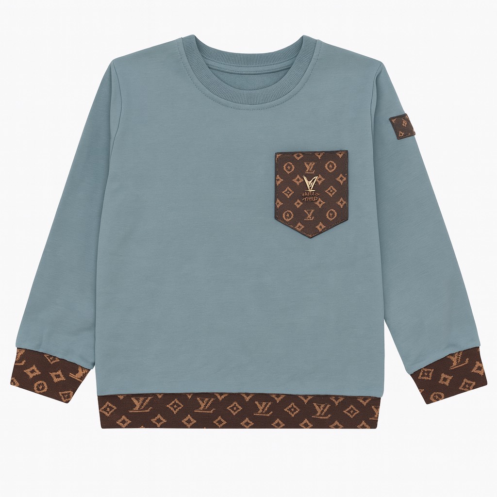 Sweat pour garçon avec poche imprimé