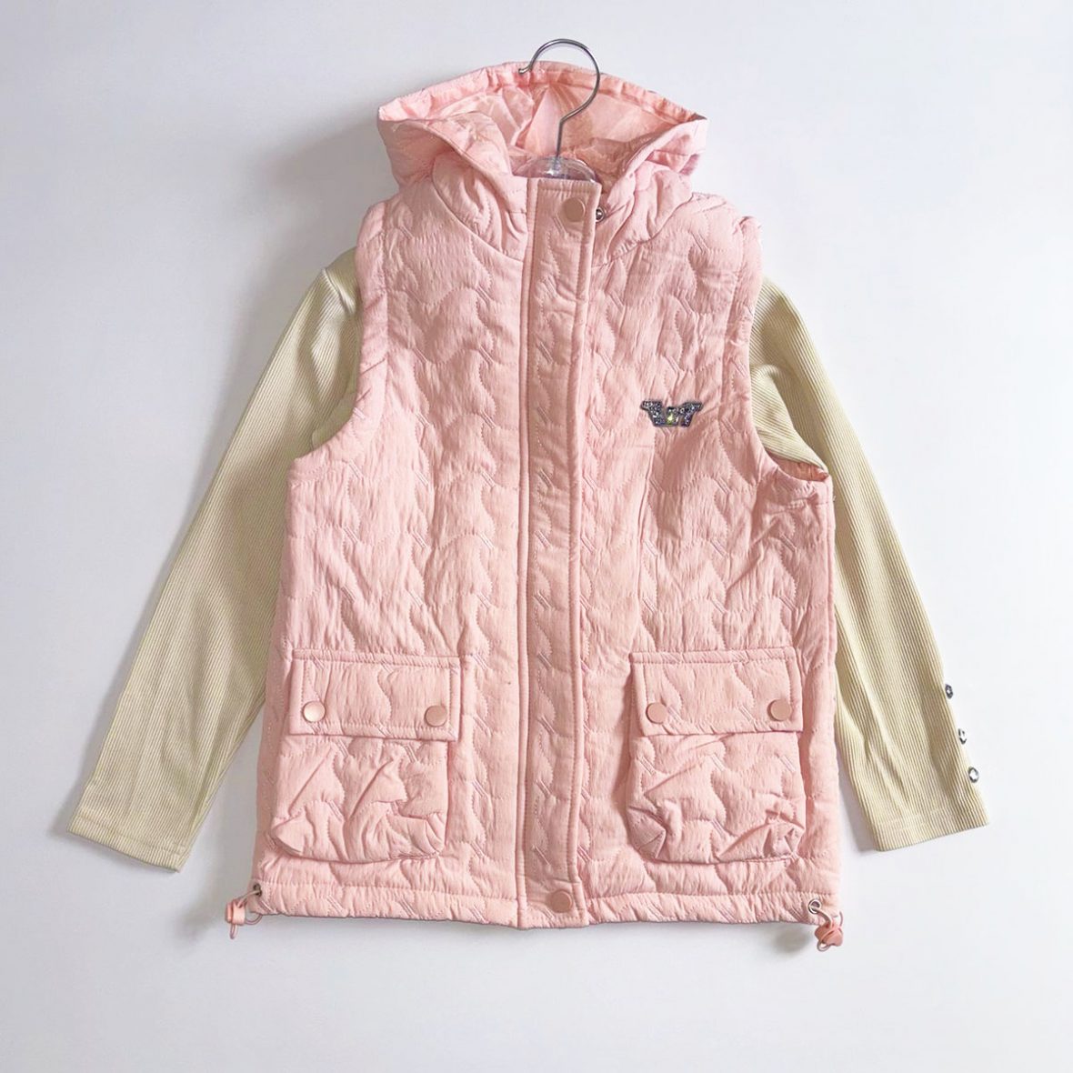 Twins pull gilet sans manche pour fille