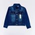 Veste jean unisexe bleu denim