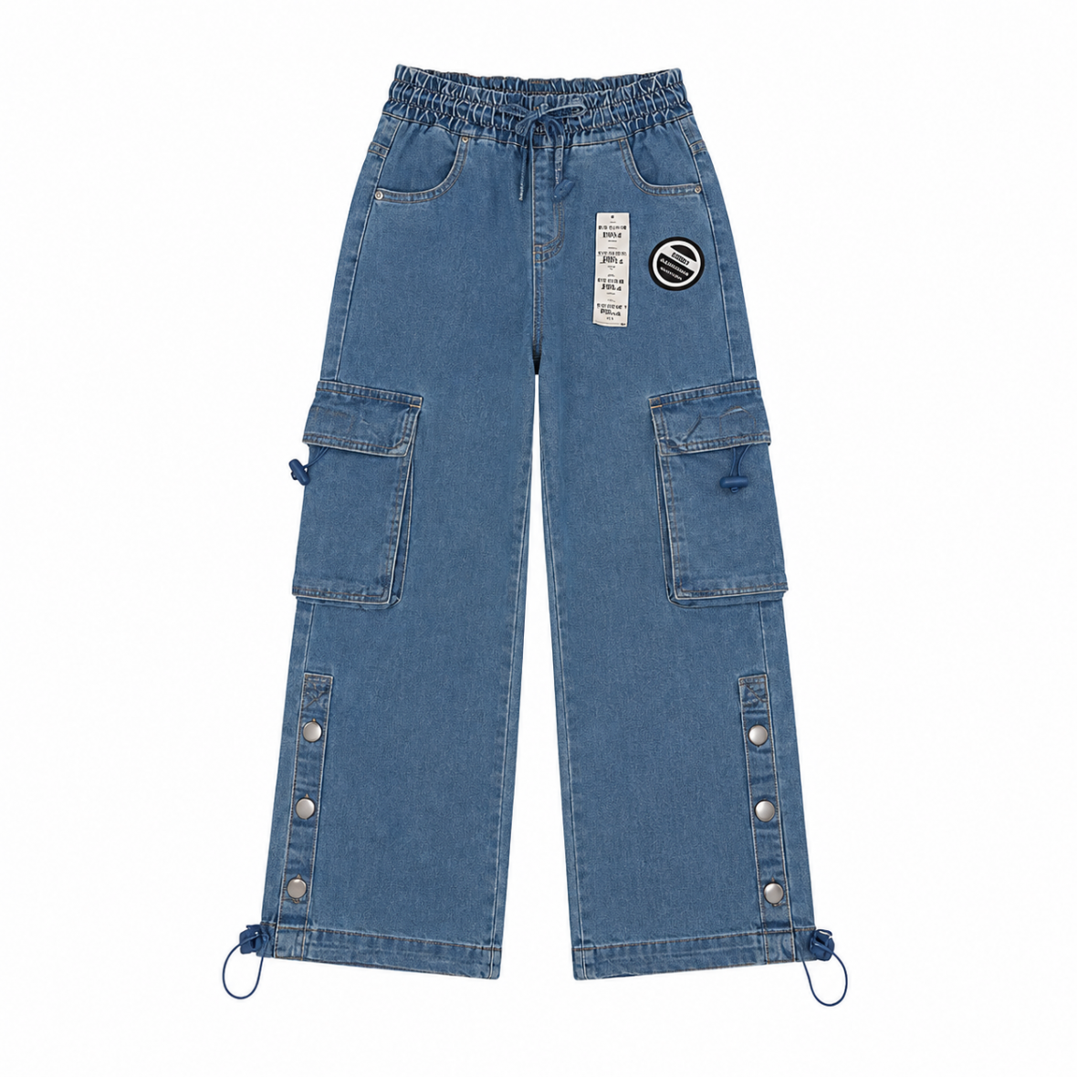 Jean fille cargo avec poches BY GUESS