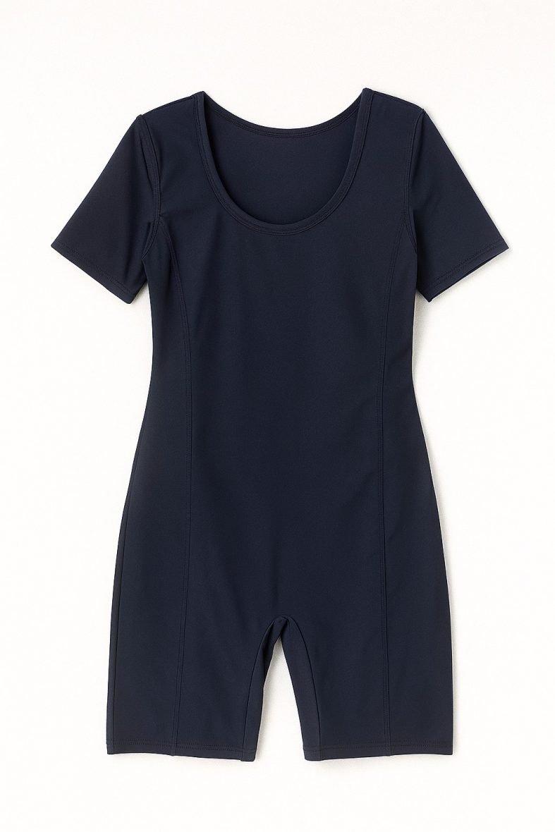 Combinaison de bain à manches courtes pour femme