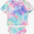 Maillot de Bain Fille Tie & Dye Pastel