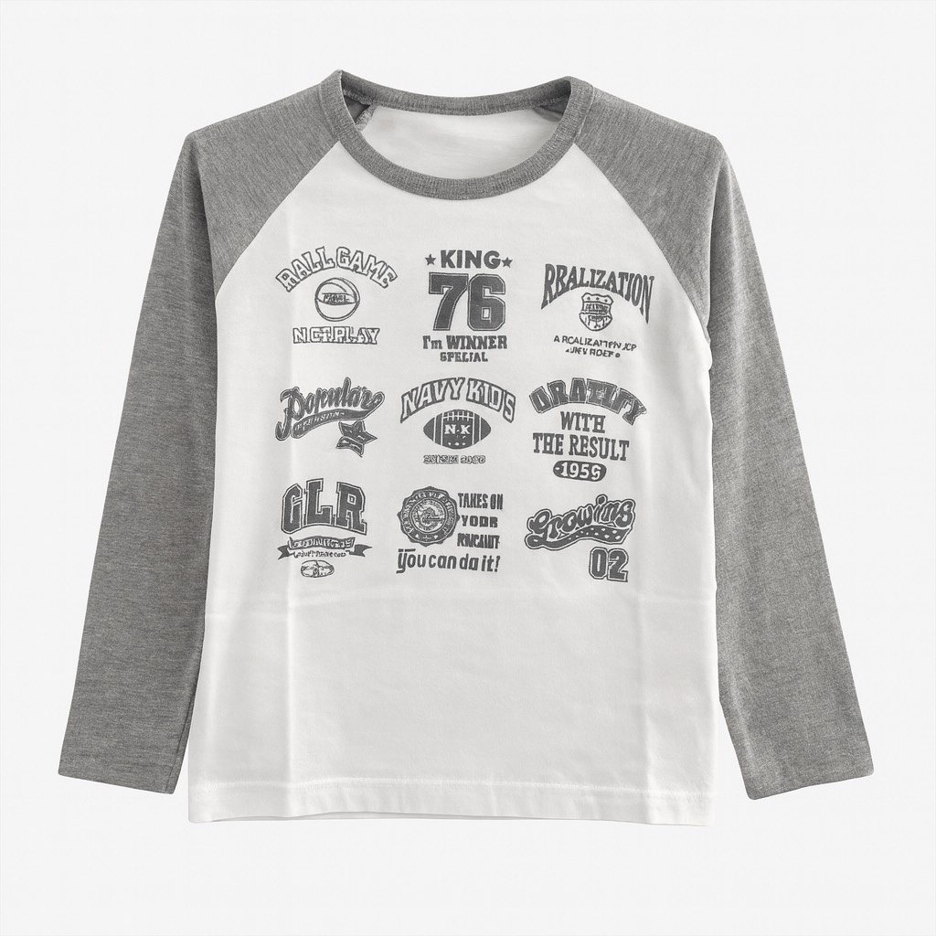 T-shirt manches longues à imprimés graphiques