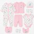 Trousseau bébé imprimé 8 pièces