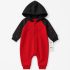 Grenouillère à capuche bicolore Reebok