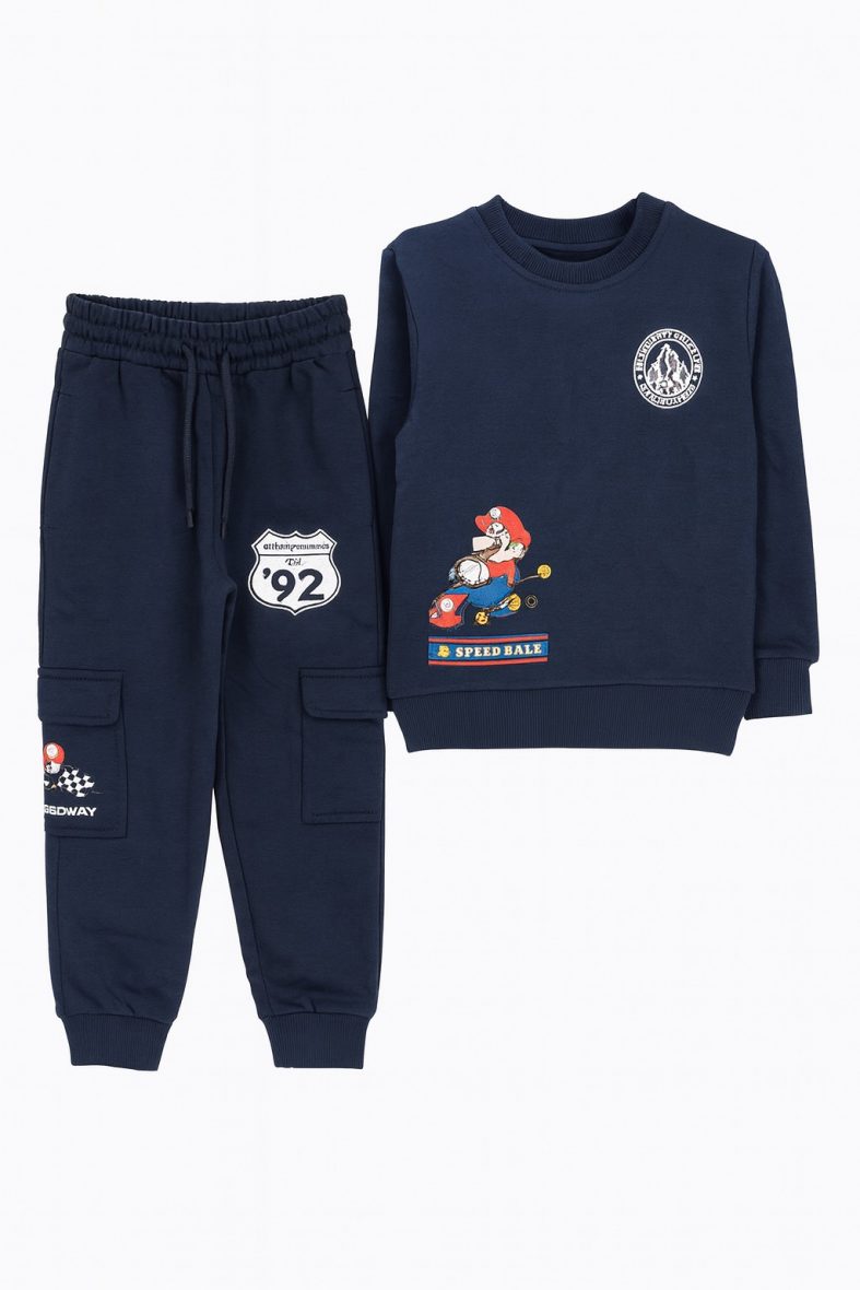 Ensemble décontracté avec sweat imprimé Mario