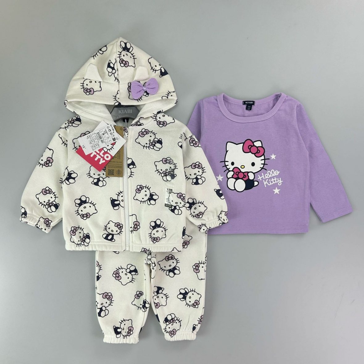 Ensemble Kiabi 3 pièces Hello kitty pour bébé