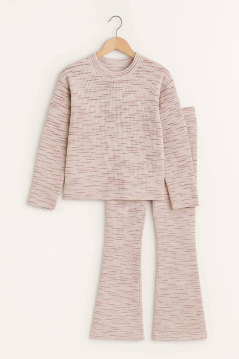 Ensemble côtelé comfy deux pièces by Zara