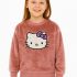Sweat Fille Hello Kitty en Pilou Doux