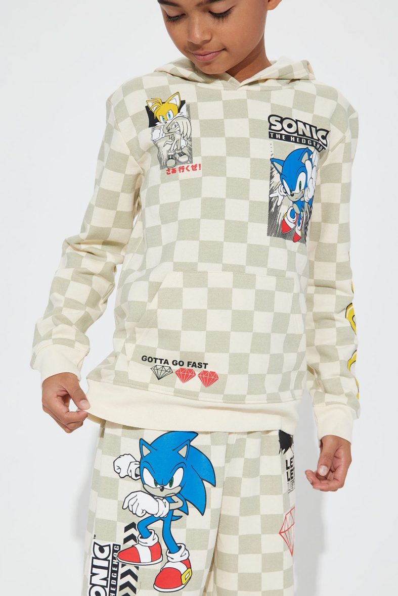 Sweat à Capuche Enfant – Sonic