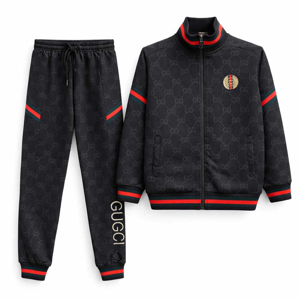 Survêtement Gucci 2 Pièces Style Sport Chic col officier