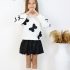 Ensemble Fille Pull Papillon & Jupe Brillante Chic