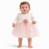 Robe Bébé Fille Cérémonie Rose Poudré