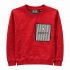 Sweat enfant avec patch logo rayé (style D&G)