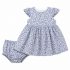 Robe bébé fleurie avec bloomer