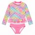 Maillot de bain 2 pièces anti-UV Sirène Pastel