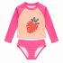 Maillot de bain 2 pièces anti-UV Fraise Gourmande