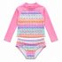 Maillot de bain 2 pièces anti-UV Vagues Pastel